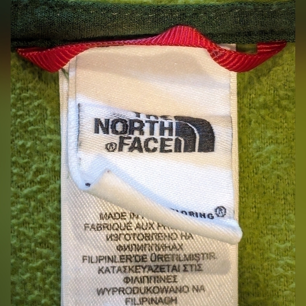 The North Face Women's Polartec 1/4 Zip Fleece Pullover Size Medium Green - Picture 6 of 11